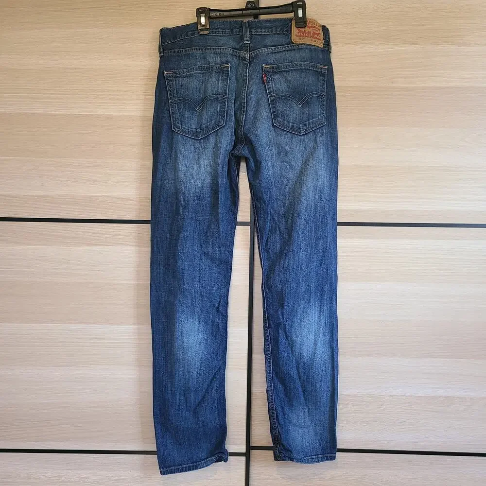 Levis 514 Jeans Men 32x32 (33x31) Classic Straight Leg Blue Dark Wash Denim Pant